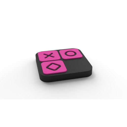 Magnes PCV kwadratowy 5x5 cm Wielokolorowy LMG03 (1)