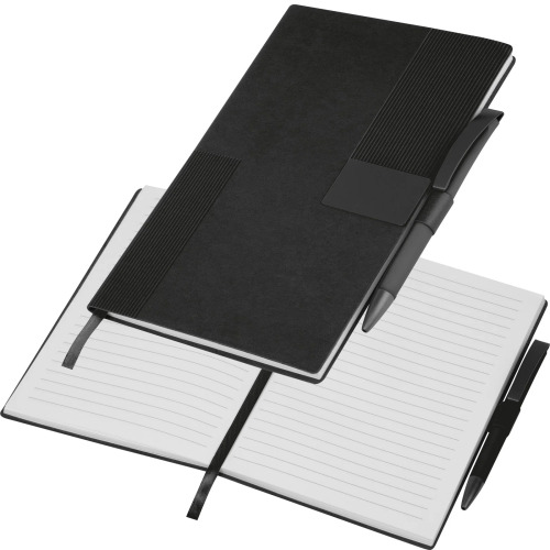 Notes A5 w linie z długopisem MERSIN Czarny 562003 