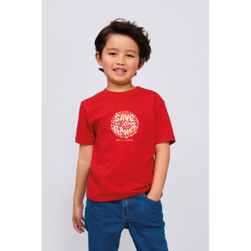 IMPERIAL Dziecięcy T-SHIRT Czerwony S11770-RD-3XL (3)