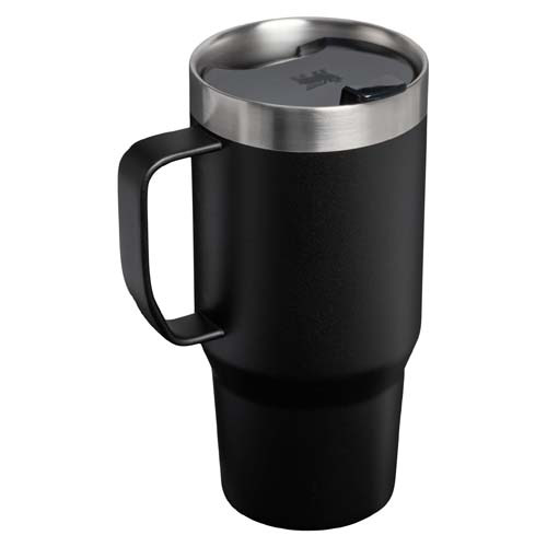 Termoizolowany kubek Stanley Everyday Suburban o pojemności 710 ml, wykonany z recyklingowanej stali nierdzewnej  Czarny 10098590 (2)