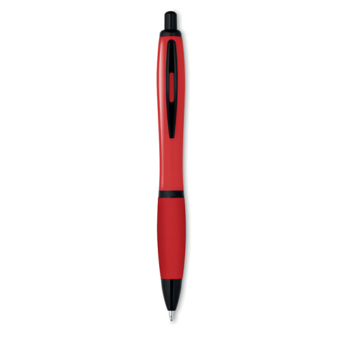 Kolorowy długopis z czarnym wy czerwony MO8748-05 (3)