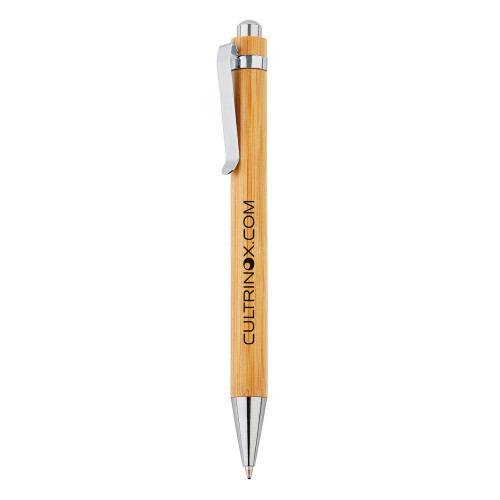 Bambusowy długopis szary, szary P610.329 (7)