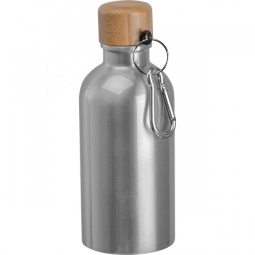 Butelka metalowa 400 ml MARILYN Szary 8497207 