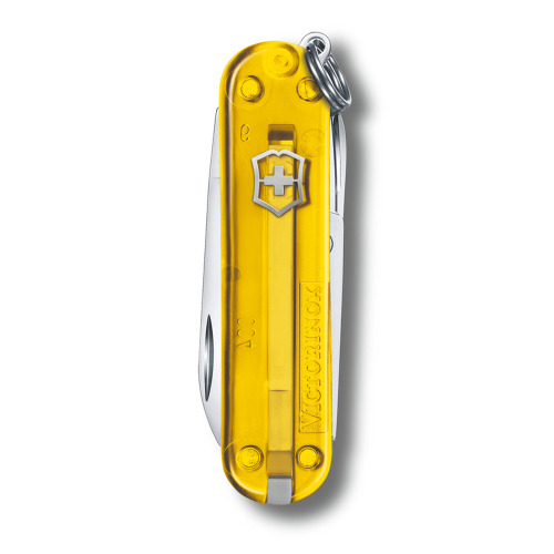 Scyzoryk Classic SD transparentny Victorinox żółty 06223T81G08 (1)