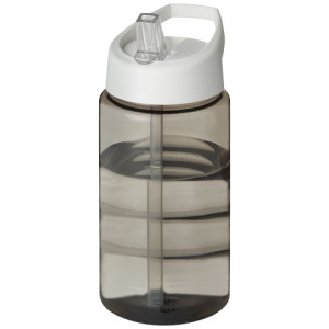 Bidon H2O Bop o pojemności 500 ml z wieczkiem z dzióbkiem Ciemnografitowy