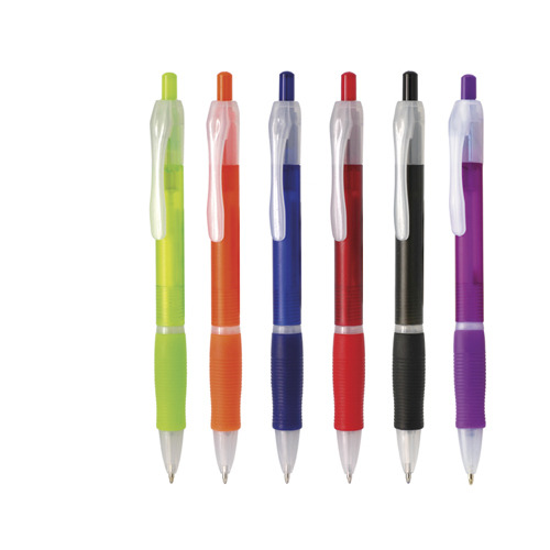 Długopis plastikowy z ergonomicznym uchwytem / Priny Czarny IP13132711 (1)