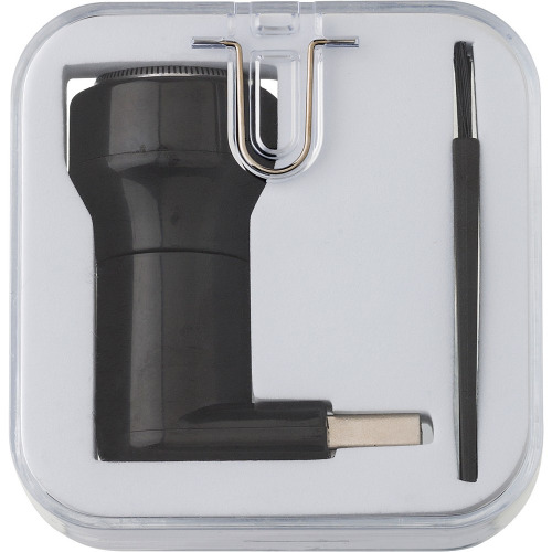 Golarka USB, szczoteczka do czyszczenia czarny V3815-03 (5)