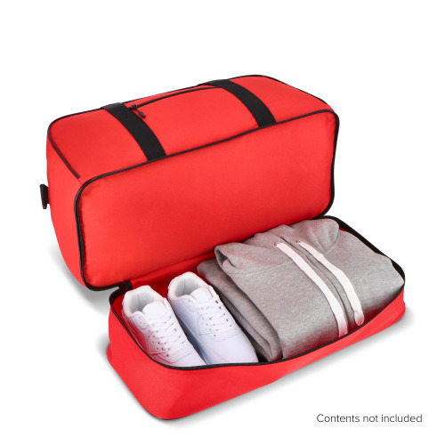 Torba sportowo-podróżna R-PET 600D 55,5 x 25 x 36 cm 50 l Czerwony LT95369-N0021 (3)