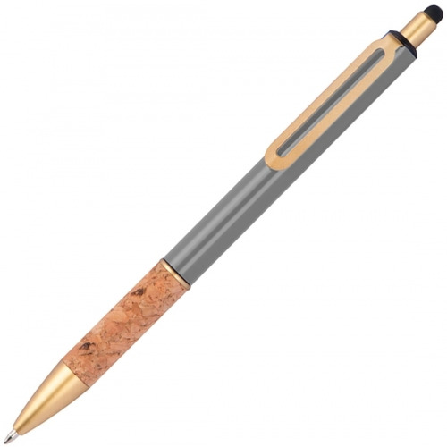 Długopis metalowy touch pen CAPRI Szary 369007 