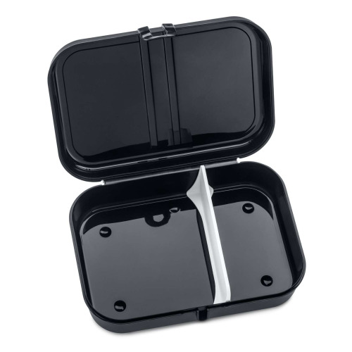 Lunchbox z separatorem Pascal L czarno-biały Koziol Czarny KZL3152499 (1)