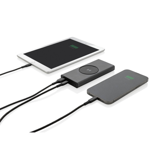 Bezprzewodowy power bank 10000 mAh Terra Szary P322.652 (1)