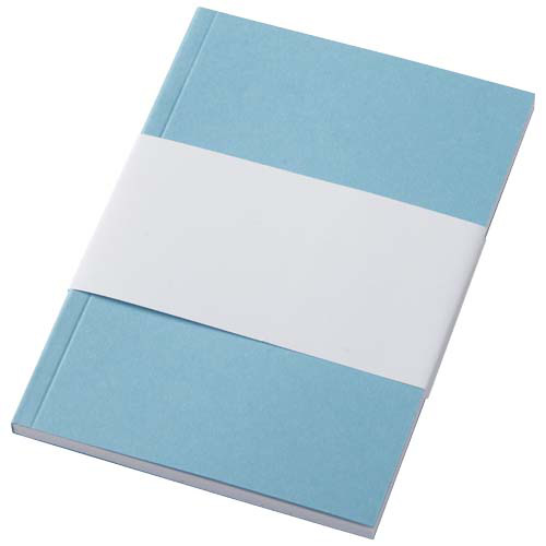 Notatnik A6 Novella Austen z miękką okładką z materiału z recyklingu, 50 kartek Niebieski 21026352 (5)
