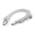 Kabel USB 3 w 1 TAUS Srebrny 09106-00 (1) thumbnail