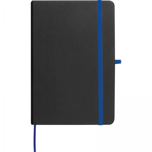 Notatnik A5 w linie SILKE Niebieski 2386704 (4)