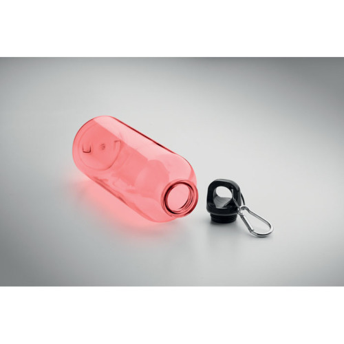 Butelka RPET 500 ml Przezroczysty Czerwony MO2803-25 (4)