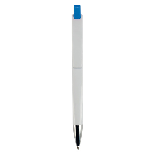 Długopis RIva w mocnym kolorze Biały / niebieski LT80835-N0111 (3)