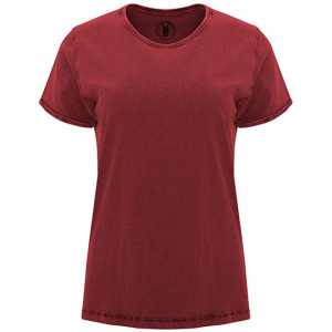 T-shirt Damski Bawełniany o Wygladzie Jeansu