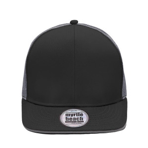 Czapka Trucker 6-panelowa Z Siateczka - Black & Red