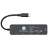 Loop adapter multimedialny USB 2.0-3.0 z portem HDMI wykonany z tworzyw sztucznych pochodzących z recyklingu z certyfikatem R Czarny 12436890 (4) thumbnail
