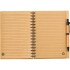 Bambusowy notatnik A5, długopis drewno V0200-17 (3) thumbnail
