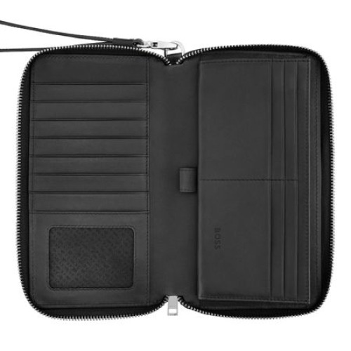 Portfel podróżny Iconic Black Czarny HLL521A (4)