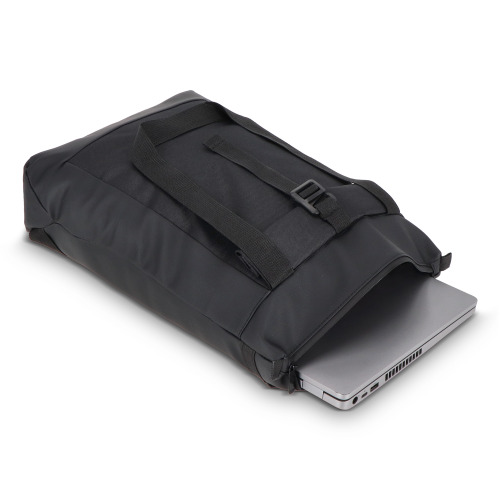 Plecak na laptopa rPET 600D Navi 36 x 40 x 10 cm Czarny LT95397-N0002 (2)