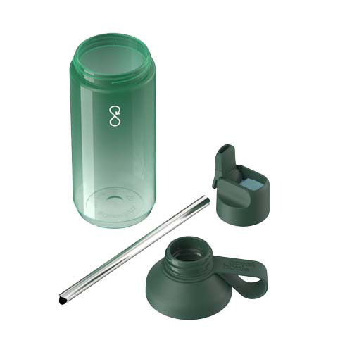 Bidon na wodę Ocean Bottle GO Clear 710 ml Leśny zielony 10094264 (3)