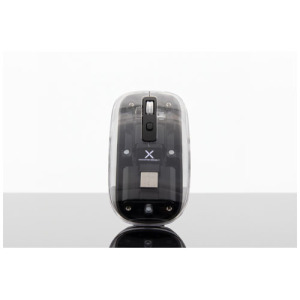SCX.design O24 przezroczysta mysz bezprzewodowa Bluetooth® 2,4 GHz z wieloma trybami