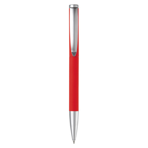 Metalowy długopis Modena miękki dotyk Czerwony LT87762-N0021 (2)