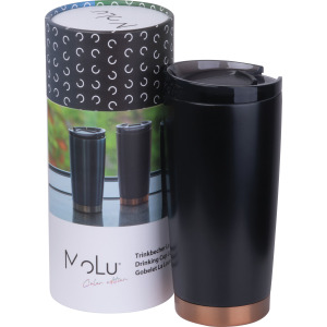 Kubek termiczny stalowy z recyklingu LA LOUVIERE MoLu 540 ml