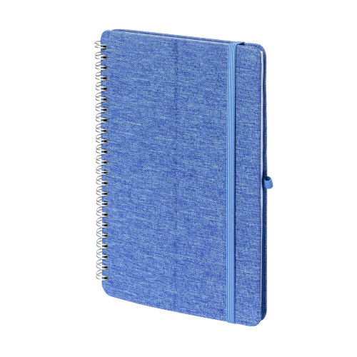 Notatnik RPET ok. A5, stojak na telefon, stojak na tablet niebieski V0594-11 (3)