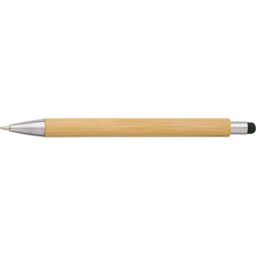 Bambusowy długopis, touch pen Czarny V9335-03 