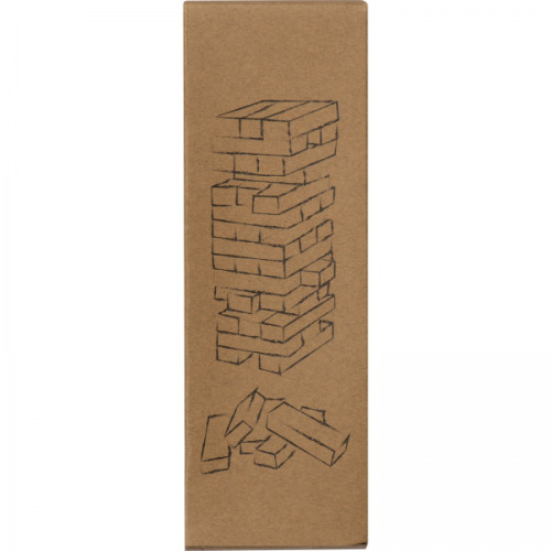 Gra typu jenga LEOPOLDO Brązowy 5074201 (3)