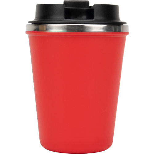 Kubek termiczny 350 ml z powłoką z recyklingu METODY Czerwony 8496205 (5)