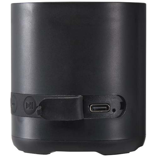 Hunor głośnik bezprzewodowy o mocy 3 W z tworzyw sztucznych pochodzących z recyklingu Czarny 12445490 (7)