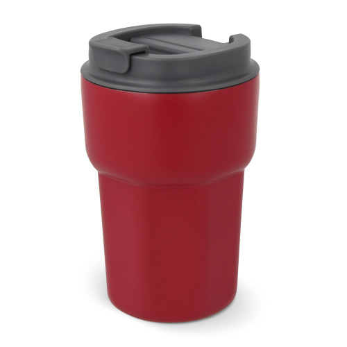 T-ceramic Kubek termiczny z pokrywką Zambezi 350ml Ciemnoczerwony LT98728-N0020 