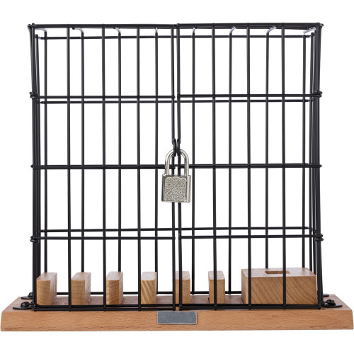 Schowek na telefony "klatka" Czarny V2993-03 (6)