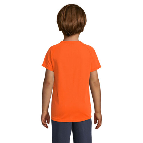 SPORTY Dziecięcy T-Shirt neonowy pomarańczowy S01166-NO-3XL (1)