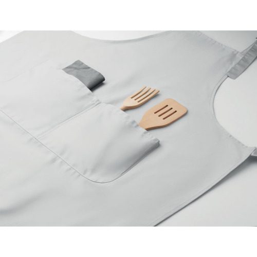 Regulowany fartuch kuchenny Bialy MO2349-06 (3)