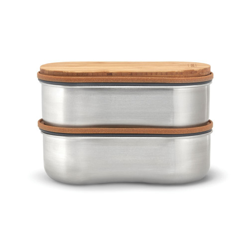 Lunchbox, pudełko śniadaniowe Black+Blum Double Bento Grey P439.2002 (6)