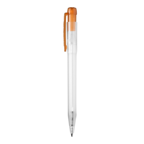 Długopis Ingeo TM Pen Clear przejrzysty Ecru / pomarańczowy LT87543-N5426 (3)