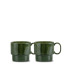 Kubek do herbaty COFFEE & MORE 2-szt, zielony Zielony 5018448-  thumbnail