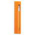 Linijka 12cm z długopisem przezroczysty pomarańczowy MO8628-29  thumbnail