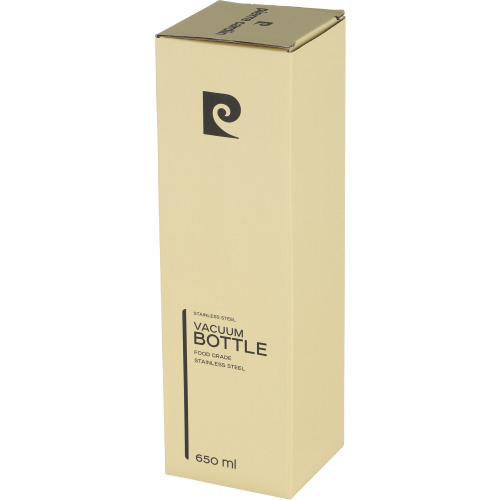 Butelka termiczna stalowa Pierre Cardin 650 ml Czarny B9000501IP303 (8)