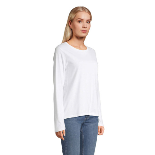 MONARCH WOMEN T-SHIRTS Bialy S04443-WH-S (2)
