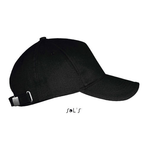 LONG BEACH Czapka 5 pan. Czarny S00594-BK-M (2)