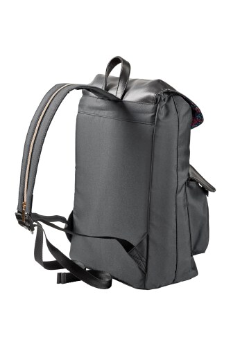 2-w-1 plecak i plecak na jedno ramię na laptop 14` / tablet 10` Wenger MarieJo czarny/motyw kwiatowy brązowy W604801 (3)