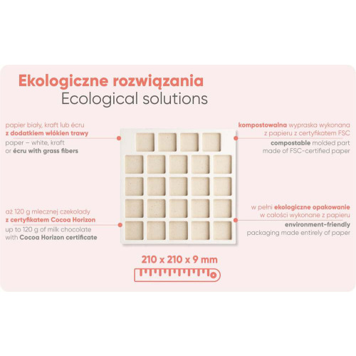 Kalendarz Adwentowy Eko Do Kwadratu Wielokolorowy S0423/XM (2)