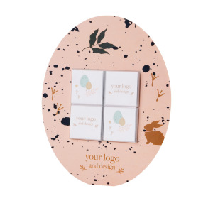 Zestaw Czekoladek Kwadratowych w Kopercie Kształtowej – Jajko