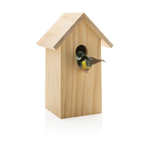 Drewniany domek dla ptaków brązowy P416.749 (5)